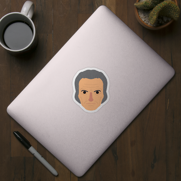 First Doctor head sticker by camerongillum